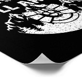 Poster Hiker Zell Am Voir Sheimerburger Terrain Vacances (Coin)