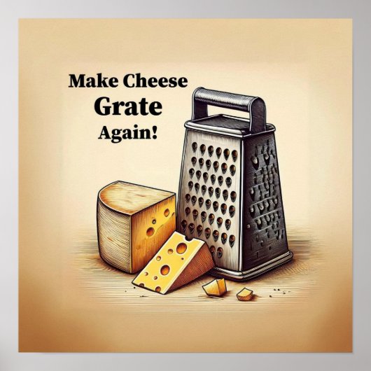 Poster Hilarié Cheesy Politique (Devant)