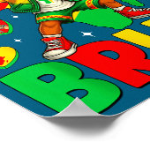 Poster Hilarious African Black Dabbing Bruh Seven History (Coin)