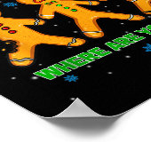 Poster Hilarious Gingerbread Cookie My Butt Hurts Xmas Hu (Coin)