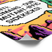 Poster Hilarious Manti Aliens Abducting Humans - Defender (Coin)