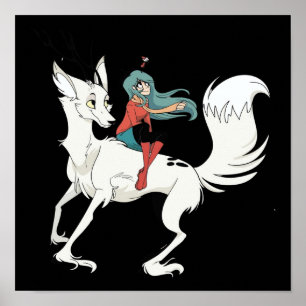 Poster Hilda et Twij un cadeau à la une pour un char à la