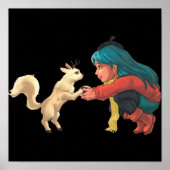 Poster Hilda Twig est un cadeau mignon avec une touche dé (Devant)