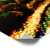 Poster Hill Castle Colorful Pastel Imaginaire (Coin)