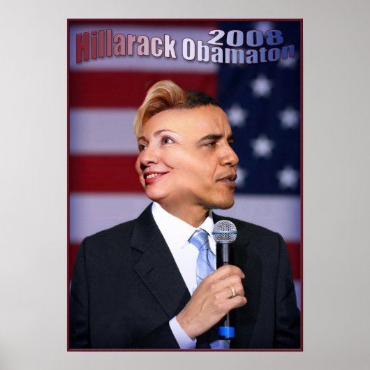 Poster Hillarack Obama (Devant)