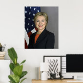 Poster Hillary Clinton (Bureau à domicile)