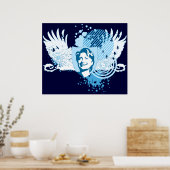 Poster hillary clinton 08. hi-fi. v1. (Cuisine)