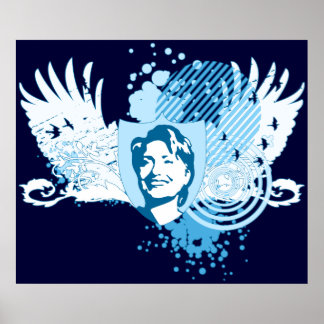 Poster hillary clinton 08. hi-fi. v1.