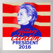 Poster Hillary Clinton 2016 (Devant)