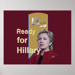 Poster Hillary Clinton 2016