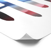 Poster Hillary Clinton bokeh (Coin)