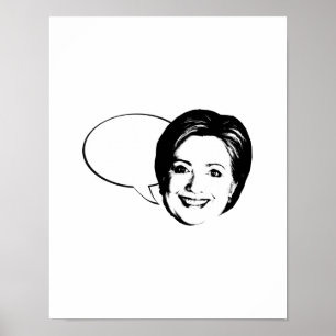 Poster HILLARY CLINTON BULLE DE DISCUSSION -.png