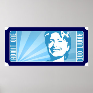 Poster hillary clinton. le ticket.