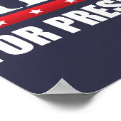 Poster Hillary Clinton pour le président (Coin)