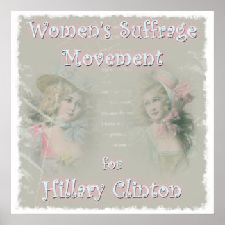 Poster Hillary Clinton pour le président