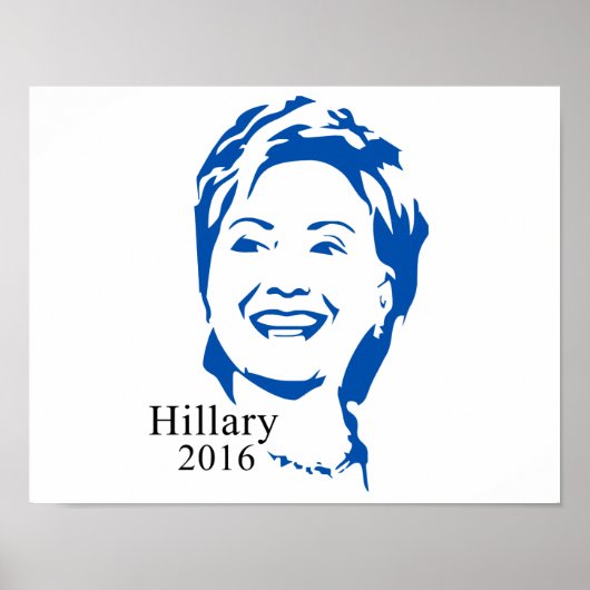 Poster Hillary Clinton pour le président en 2016 (Devant)