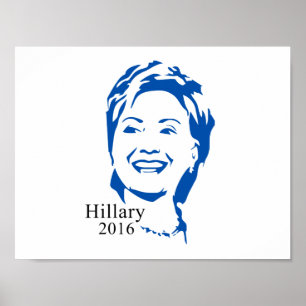 Poster Hillary Clinton pour le président en 2016