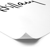 Poster Hillary - Faites-Moi Entrée - (Coin)