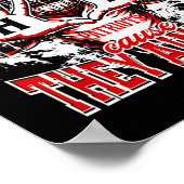 Poster Hillcrest Patriots Logo Nous Hait Parce Qu'Ils Ont (Coin)