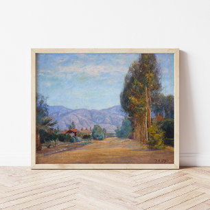 Poster Hills Near Redlands, CA   Theodore Clement Steele