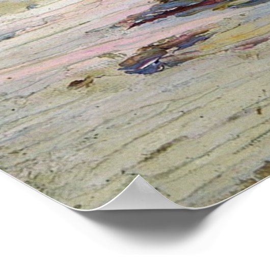 Poster Hills - Paysage marin (Coin)