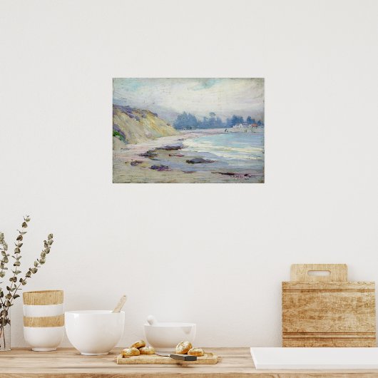 Poster Hills - Paysage marin (Cuisine)