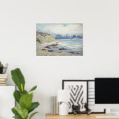 Poster Hills - Paysage maritime (Bureau à domicile)
