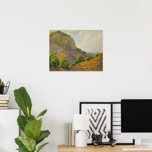 Poster Hills - Rocky Path (Bureau à domicile)