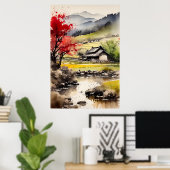 Poster Hillsong Haven, un conte d'aquarelle (Bureau à domicile)