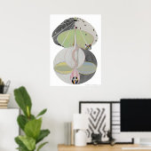 Poster Hilma af Klint - Arbre du savoir, No 5 (Bureau à domicile)
