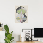 Poster Hilma af Klint - Arbre du savoir, No 5 (Bureau à domicile)