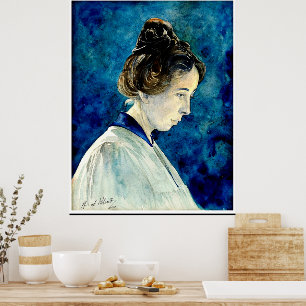 Poster Hilma af Klint - Autoportrait, 1920