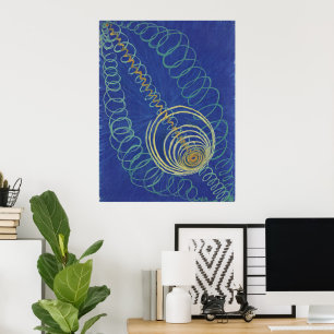 Poster Hilma Af Klint, Chaos Primordial No16 Art Abstrait