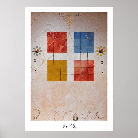 Poster Hilma af Klint Fine Art #91 (Devant)