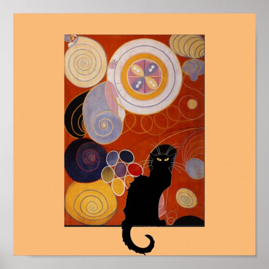 Poster Hilma af Klint, "Ils établissent le mainstay IV", (Devant)