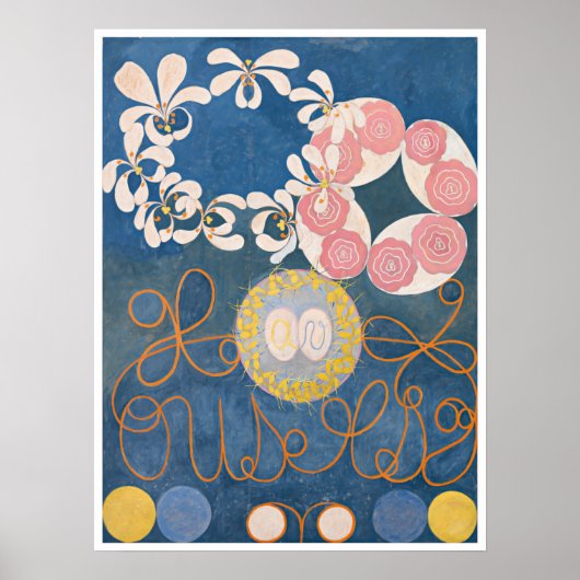 Poster Hilma Af Klint, La Dix Plus Grande N1, Art Abstrai (Devant)