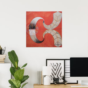 Poster Hilma Af Klint, Le Cygne n°9, Art abstrait