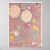 Poster Hilma Af Klint, Le Dix Plus Grand No8, Art Abstrai (Devant)