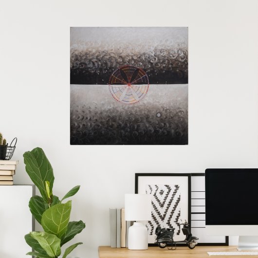 Poster Hilma Af Klint, Le Swan No.10, Art Abstrait (Bureau à domicile)