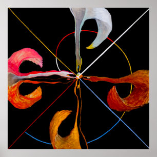 Poster Hilma af Klint - Le Swan No 7