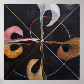 Poster Hilma Af Klint, Le Swan No.7, Art Abstrait (Devant)