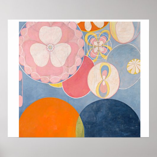 Poster Hilma af Klint Les Dix Plus Grand (Devant)