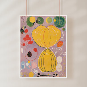 Poster Hilma Af Klint, Les Dix Plus Grands N°7, Art Abstr