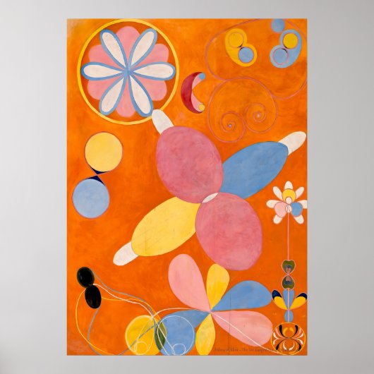 Poster Hilma af Klint - Les dix plus grands, No.4, Jeunes (Devant)
