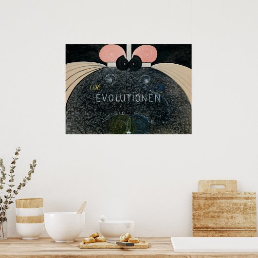 Poster Hilma af Klint - L'évolution (Cuisine)