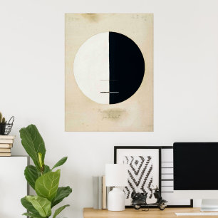Poster Hilma Af Klint, Point de vue de Bouddha, Art Abstr