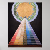 Poster Hilma Af Klint, Retable No.1, Art Abstrait (Devant)