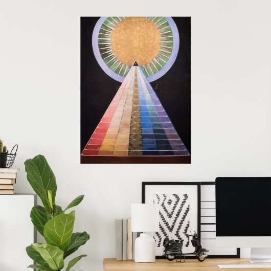 Poster Hilma Af Klint, Retable No.1, Art Abstrait (Bureau à domicile)