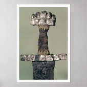 Poster Hilt d'une épée viking trouvée à Hedeby, Danemark, (Devant)