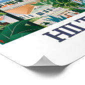 Poster Hilton-Head Impression-Affiche de Hilton Head-Coli (Coin)